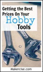 Getting the best prices on your hobby tools