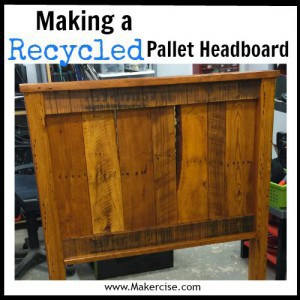 Recyled Pallet Headboard